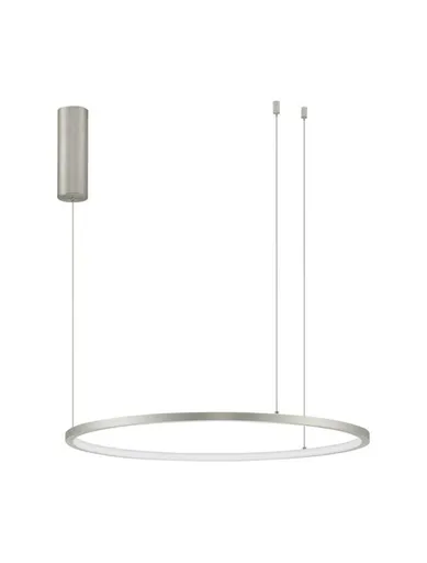 NOVA LUCE závěsné svítidlo TARQUIN šampaň stříbrný hliník a akryl LED 36W 230V 3000K IP20 stmívatelné 9345603