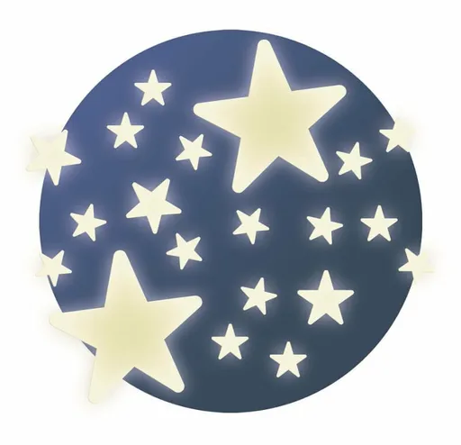 Fosforeskující samolepky na zeď - Hvězdičky