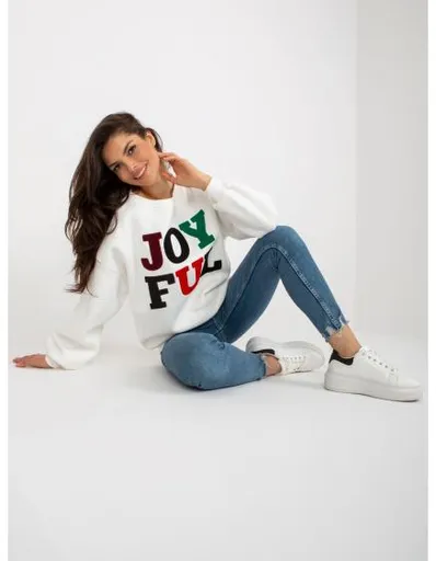 Dámská mikina bez kapuce MARCELA ecru