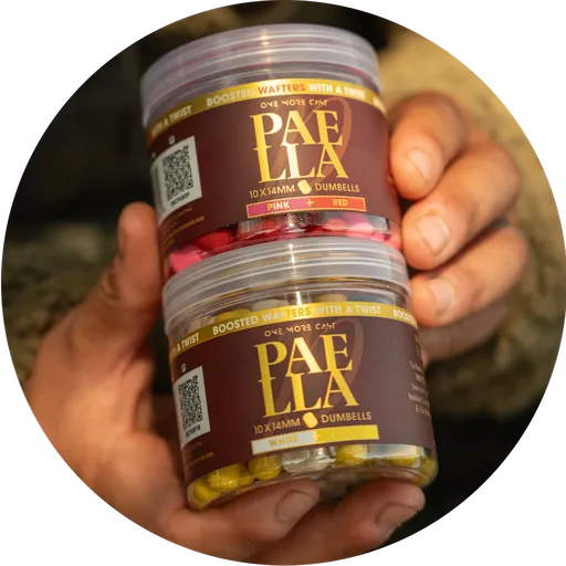 One more cast wafters boosted fluoro wafters paella 100 g 10x14 mm - red & pink