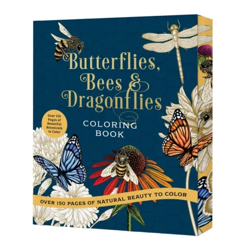 Butterflies, Bees & Dragonflies Coloring Book - Editors of Chartwell Books