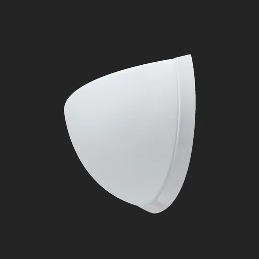 OSMONT NEL44570 NELA DL2 nástěnné skleněné svítidlo bílá IP43 60W E27 HF