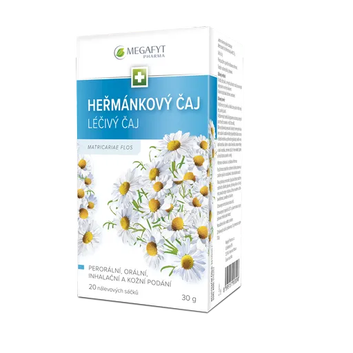 Megafyt Heřmánkový čaj nálevové sáčky 20x1,5 g