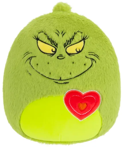 SQUISHMALLOWS Fuzzamallows Grinch - Grinch se srdíčkem