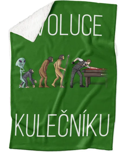 Deka Evoluce kulečníku (Podšití beránkem: ANO)
