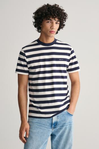 TRIČKO GANT STRIPE SS T-SHIRT EVENING BLUE