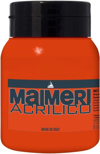 Maimeri Acrilico Akrylová barva Pyrrole Orange 061 500 ml 1 ks