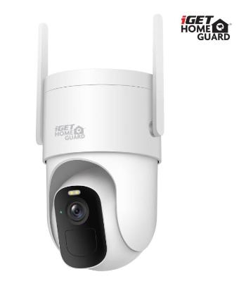 iGET HOMEGUARD SmartCam Pro HGWBC358 - Bezdrátová samostatná otočná bateriová venkovní/vnitřní IP 2K kamera