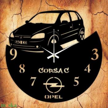 OPEL CORSA C bakelit óra, egyedi felirattal