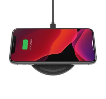 Belkin Boost Charge vezeték nélküli wireless gyorstöltő, + microUSB-A kábel, 10W, fekete