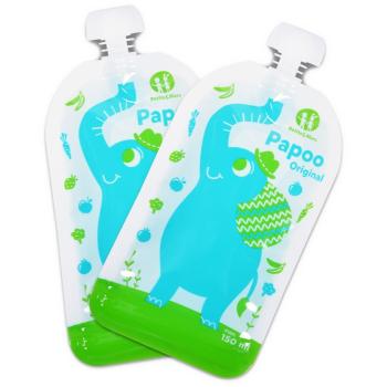 Petite&Mars Papoo kapsička na jídlo Elephant 6x150 ml