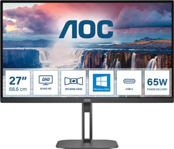 LCD monitor 27" AOC Q27V5N/BK