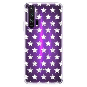 Odolné silikonové pouzdro iSaprio - Stars Pattern - white - Honor 20 Pro