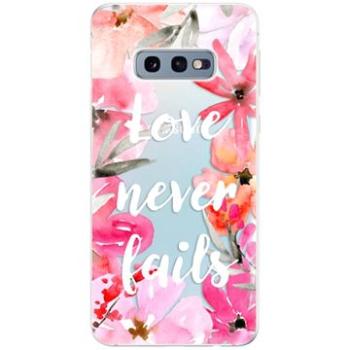 iSaprio Love Never Fails pro Samsung Galaxy S10e (lonev-TPU-gS10e)