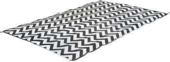 Kemping szőnyeg Bo-Camp Chill mat Wave Medium Black/White