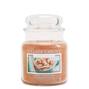 Village Candle Vonná svíčka ve skle Salted Caramel Latte 389 g