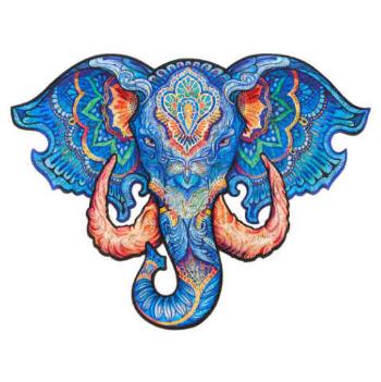 UNIDRAGON Drevené puzzle eternal elephant veľkosť M