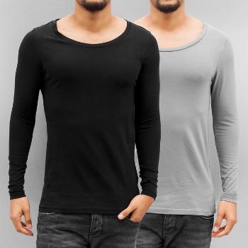 Bangastic 2-Pack Long Sleeve Black/Grey - M