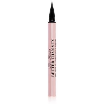 Too Faced Better Than Sex Easy Glide Waterproof Liquid Eyeliner dlouhotrvající oční linky ve fixu odstín Black 6 ml