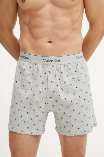 Boxerky Calvin Klein Underwear pánské, šedá barva, 000NM2848E