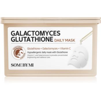 Some By Mi Galactomyces Glutathione Daily Mask Pack rozjasňující plátýnková maska velké balení 30 ks