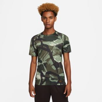 Nike Pro Dri-FIT-Men's Short-Sleeve Slim Camo Top L