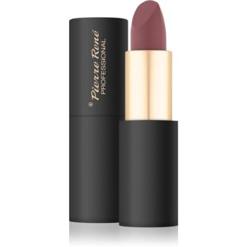Pierre René Satin Pure dlouhotrvající rtěnka s matným efektem odstín no.04 Rosie 4.8 g