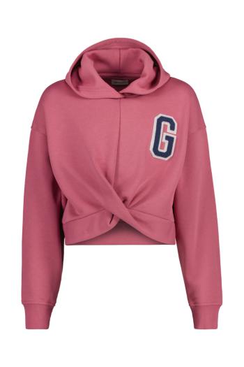 MIKINA GANT TWISTED SWEAT HOODIE POWDER ROSE