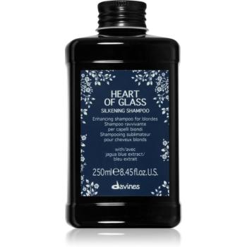 Davines Heart of Glass Silkening Shampoo jemný čisticí šampon pro blond vlasy 250 ml