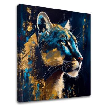 Dekorativní malba na plátně - PREMIUM ART - Silent Puma's Gaze