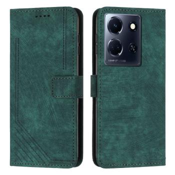 STRIPE Peňaženkové puzdro s remienkom Infinix Note 30 / Note 30 5G zelený
