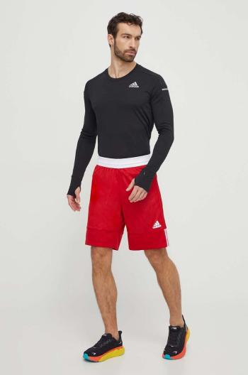 Tréninkové šortky adidas Performance červená barva, DY6603