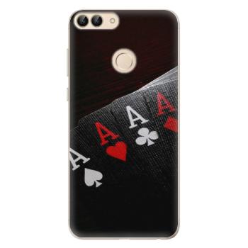 Odolné silikonové pouzdro iSaprio - Poker - Huawei P Smart