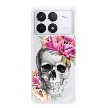 Odolné silikonové pouzdro iSaprio - Pretty Skull - Poco F6 Pro