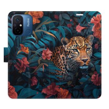 Flipové pouzdro iSaprio - Flower Jaguar 02 - Xiaomi Redmi 12C