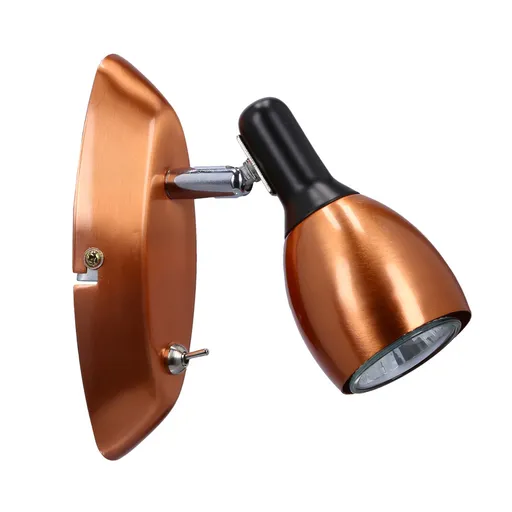 Nástěnná lampa 1xGU10 měděná CROSS