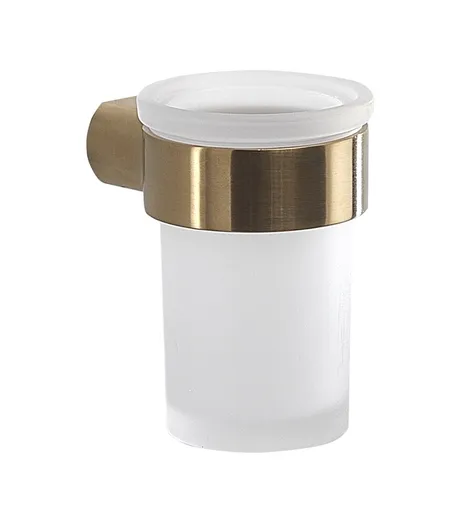 Gedy PIRENEI sklenka mléčné sklo zlato mat PI1088