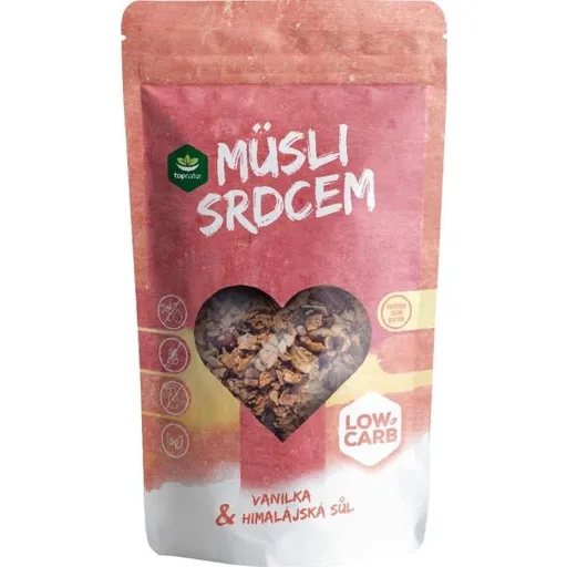 TOPNATUR MÜSLI SRDCEM 250 G VANILKA - HIMALÁJSKÁ SŮL Müsli, , velikost 250 G