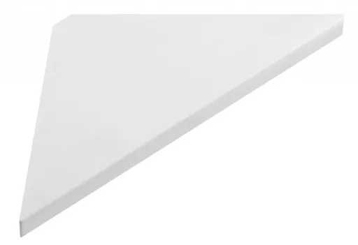 SAPHO ABELINE rohová police rockstone 250x250, bílá mat AE250-0101