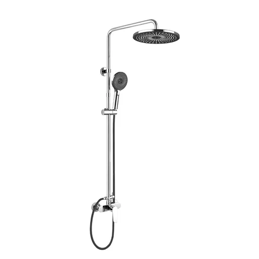 Mereo Viana sprchová baterie s talířovou kulatou sprchou, černá CBE60104SF