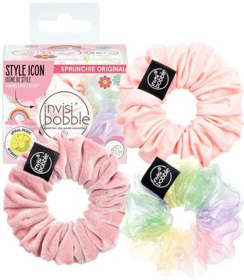 Hajgumi INVISIBOBBLE® SPRUNCHIE Retro Dreamin' Macaron (3 darab)