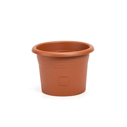 Plastia Samozavlažovací květináč Narza pr. 35 cm, terakota, pr. 35 cm