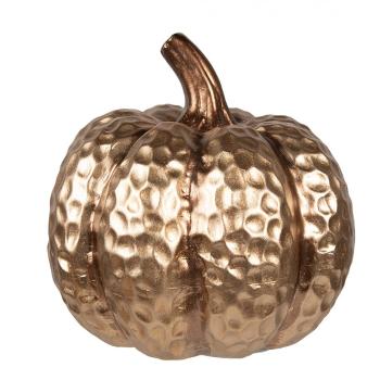 Zlatá dekorační keramická dýně Pumpkin - Ø 17*17 cm  6CE1802