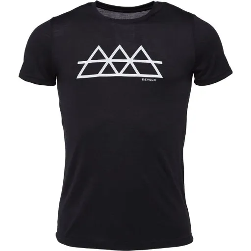 Devold CLASSIC Pánské triko, černá, velikost