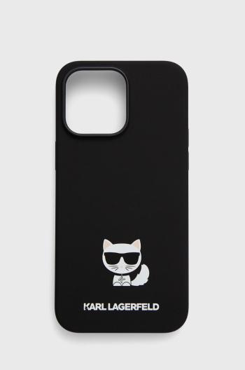 Obal na telefon Karl Lagerfeld Iphone 14 Pro Max 6,7" černá barva