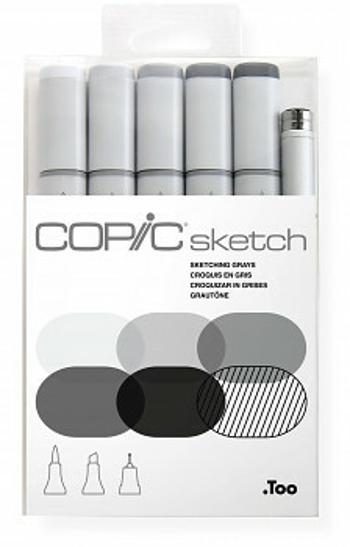 Copic Sketch sada 5+1 Sketching Grays