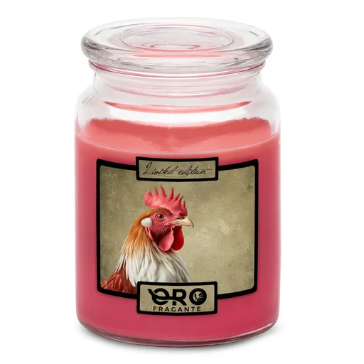 Svíčka Slepička (Vůně svíčky: Višně v čokoládě)