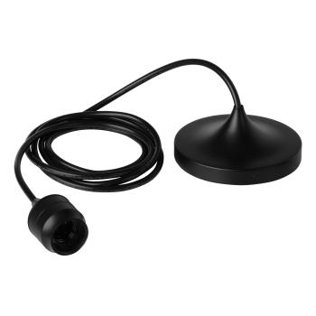 Závěsná lampa CORD PRO 8 cm, černá, hliník, Umage