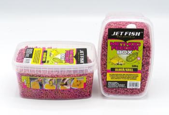 Jet fish pelety feeder method box 500 g - oliheň krill