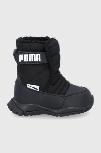 Dětské sněhule Puma 380746 černá barva